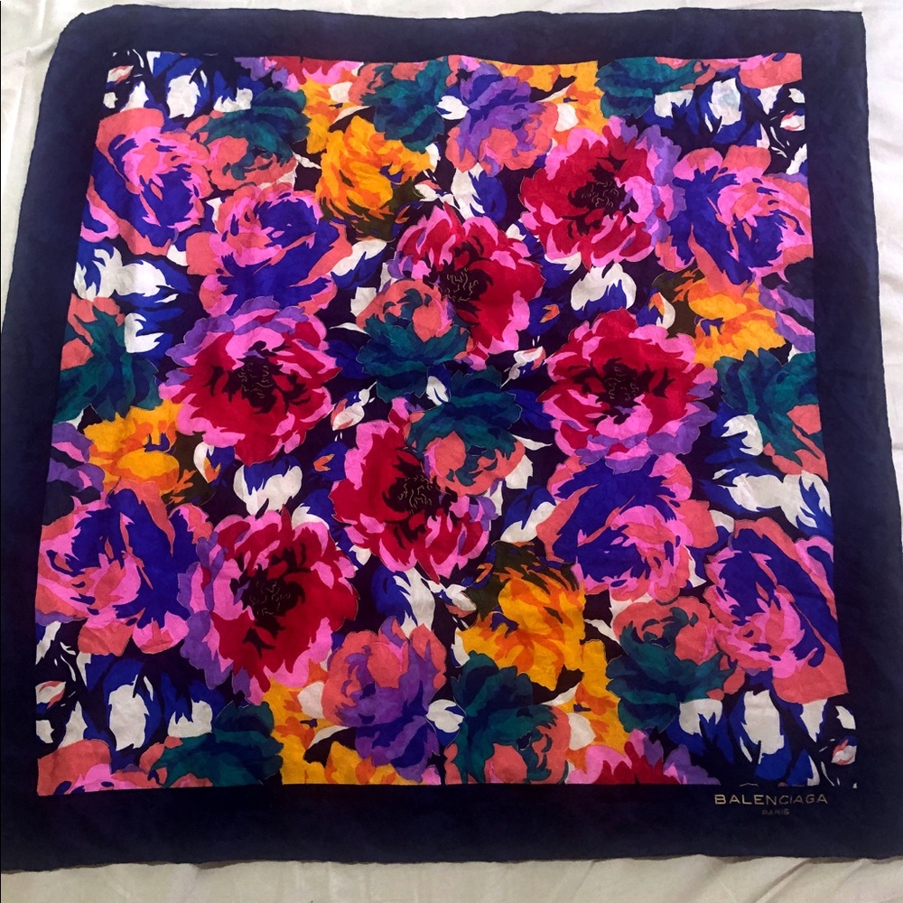 Silk Jacquard Scarf by Balenciaga